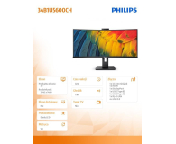 Philips UltraWide 34B1U5600CH/00 Webcam - 1103244 - zdjęcie 6